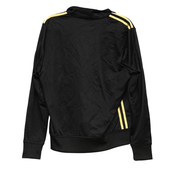 Vintage Y2K Express Lion Crest Black and Gold Zip Up Jacket "Racing Stripes" - Picture 5 of 5